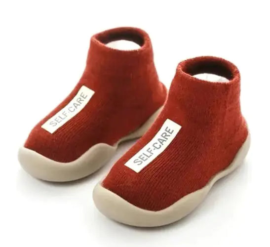 Chaussures pour bébés à semelle souple antidérapante pour les premiers pas
