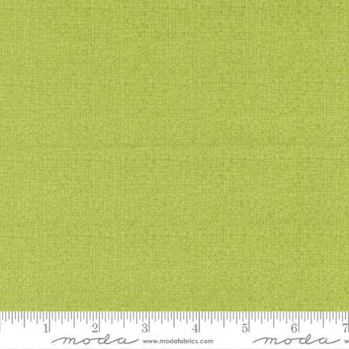 Tissu en coton large Thatched Lime - Qualité supérieure
