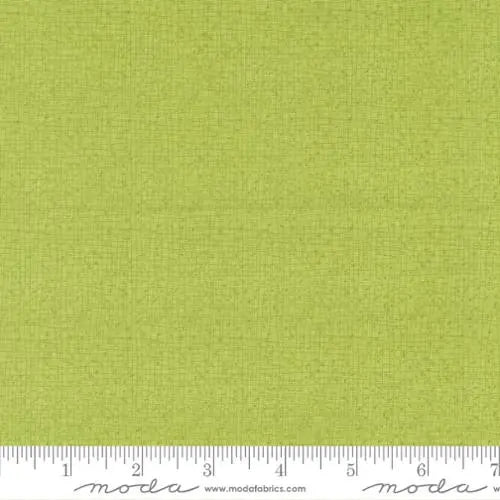 Tissu en coton large Thatched Lime - Qualité supérieure