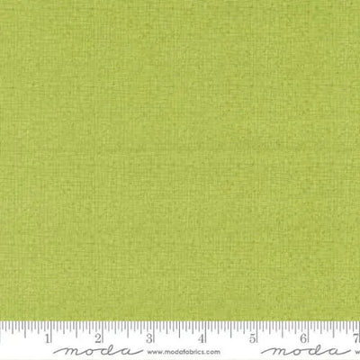 Thatched Lime Cotton Wideback Fabric - Premium Quality