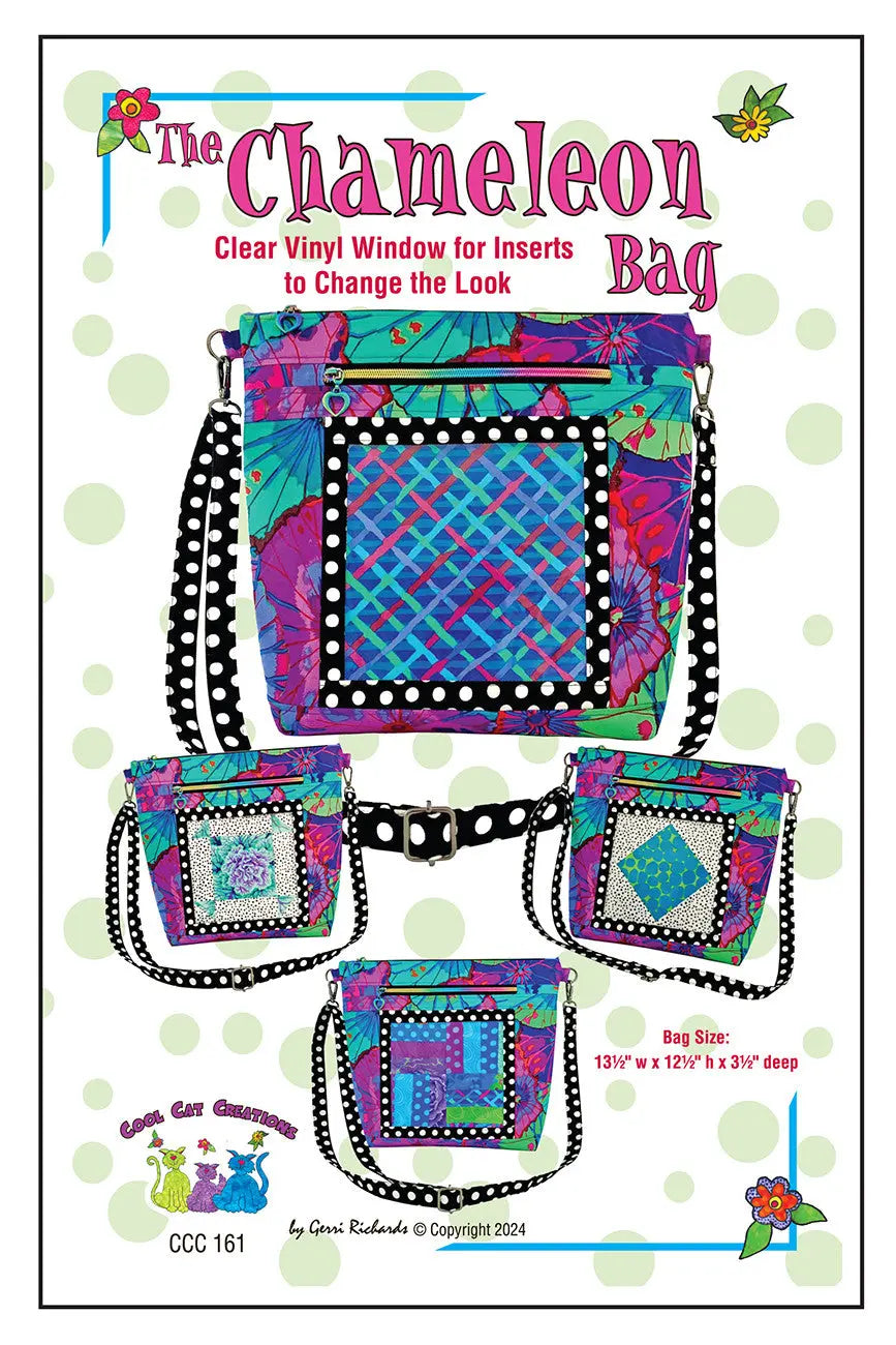 The Chameleon Bag - Customizable Crossbody Pattern