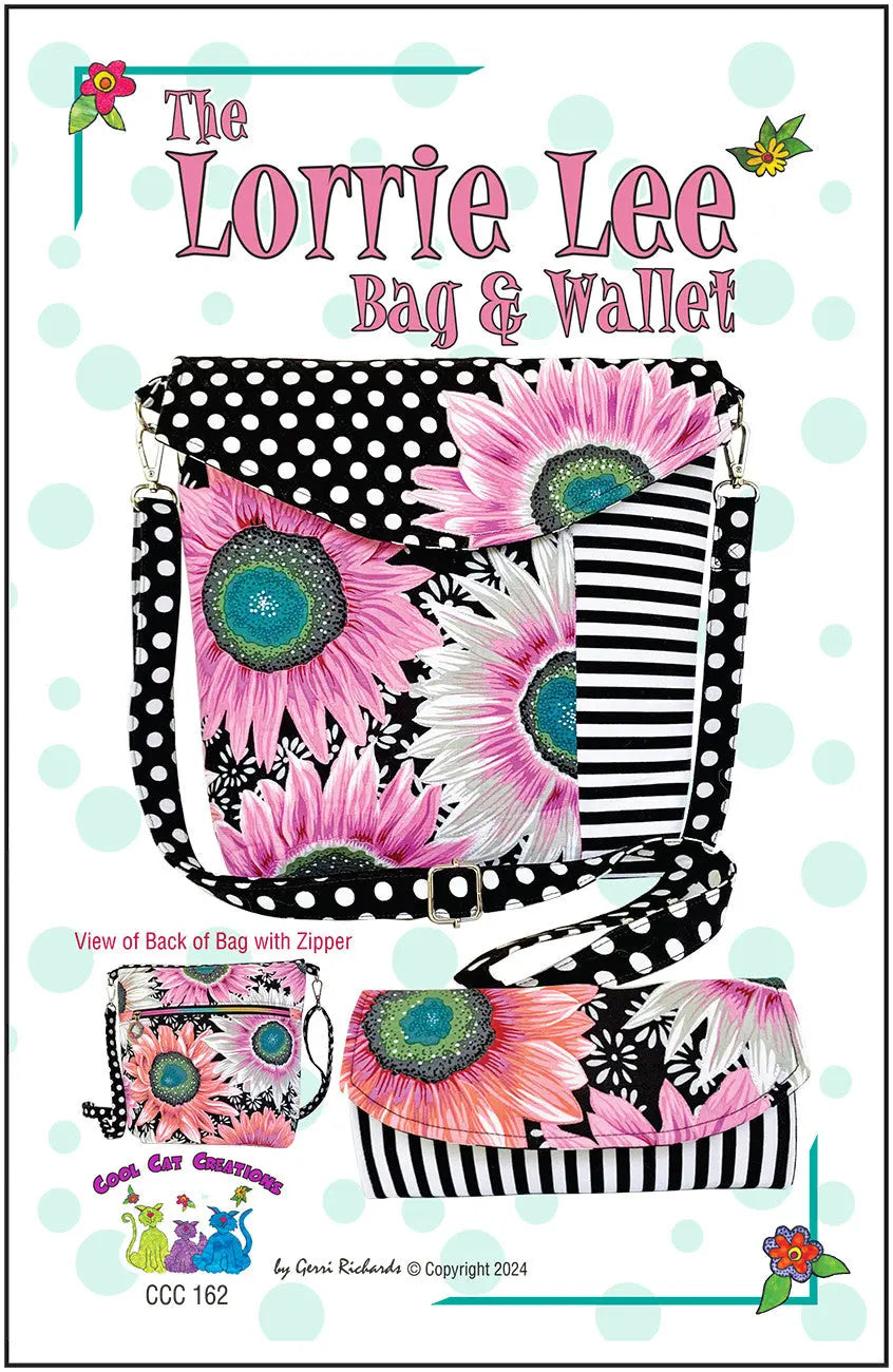 The Lorrie Lee Bag & Wallet Sewing Pattern