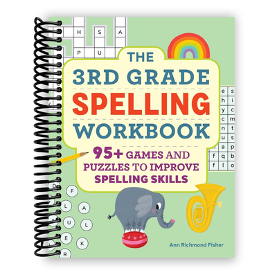 Engaging 3rd Grade Spelling Workbook: 95+ Fun Games & Puzzles for Skill Enhancement - Korvel