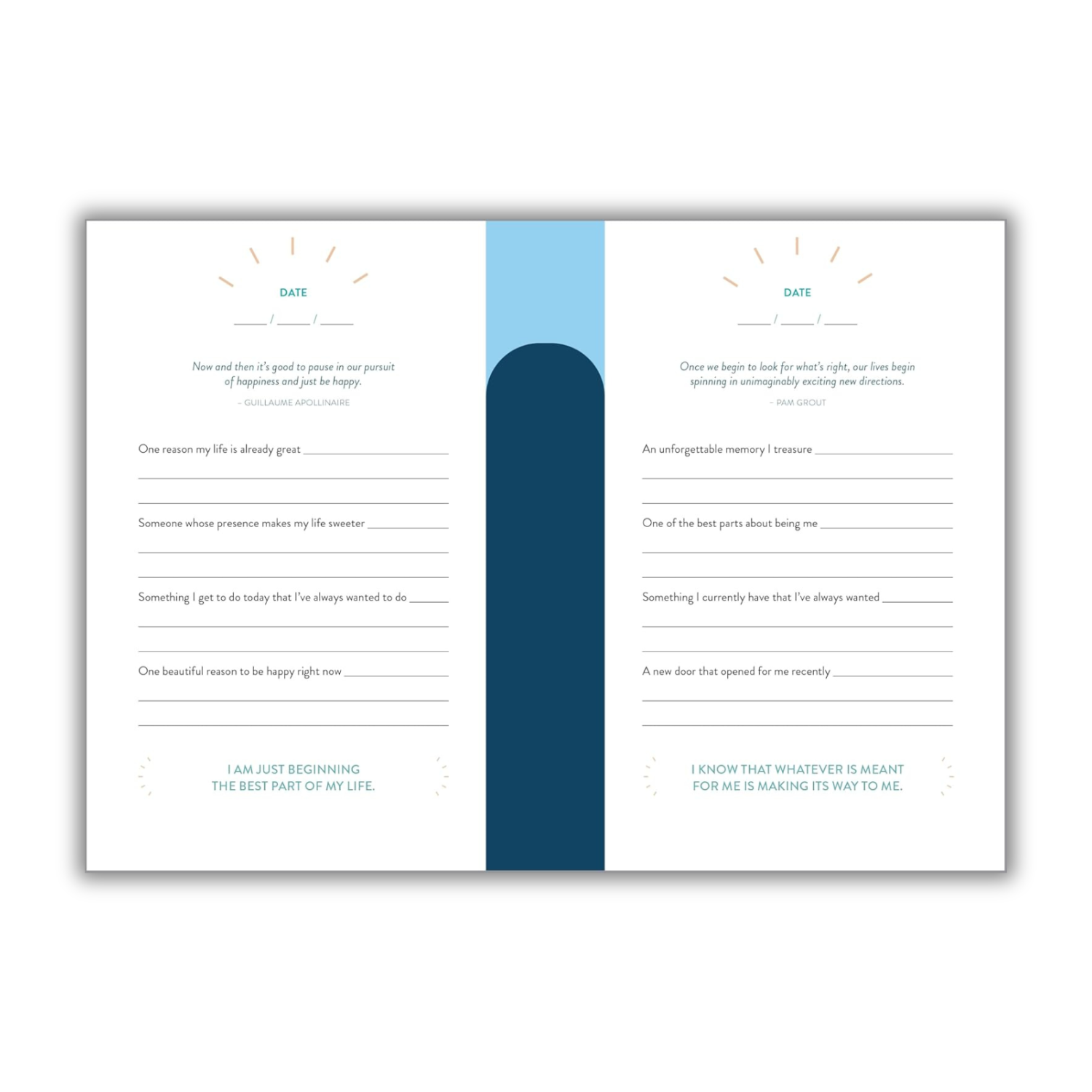 The 5-Minute Gratitude Journal: Cultivate Joy, Embrace Positivity, and Appreciate Life (Spiral Bound) - Korvel