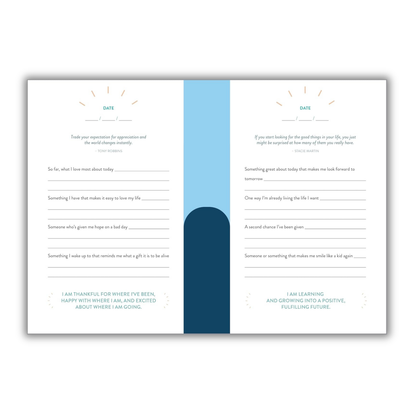 The 5-Minute Gratitude Journal: Cultivate Joy, Embrace Positivity, and Appreciate Life (Spiral Bound) - Korvel
