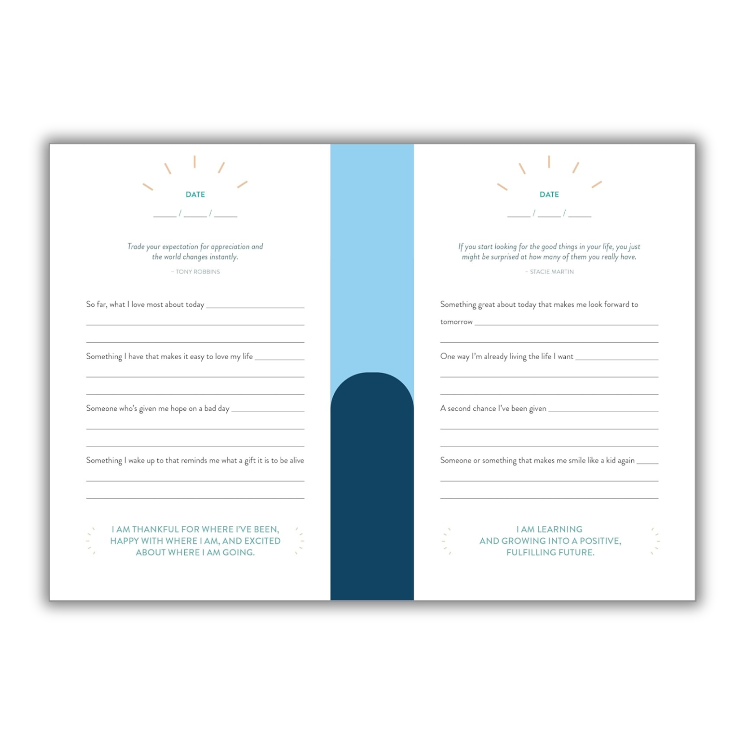 The 5-Minute Gratitude Journal: Cultivate Joy, Embrace Positivity, and Appreciate Life (Spiral Bound) - Korvel