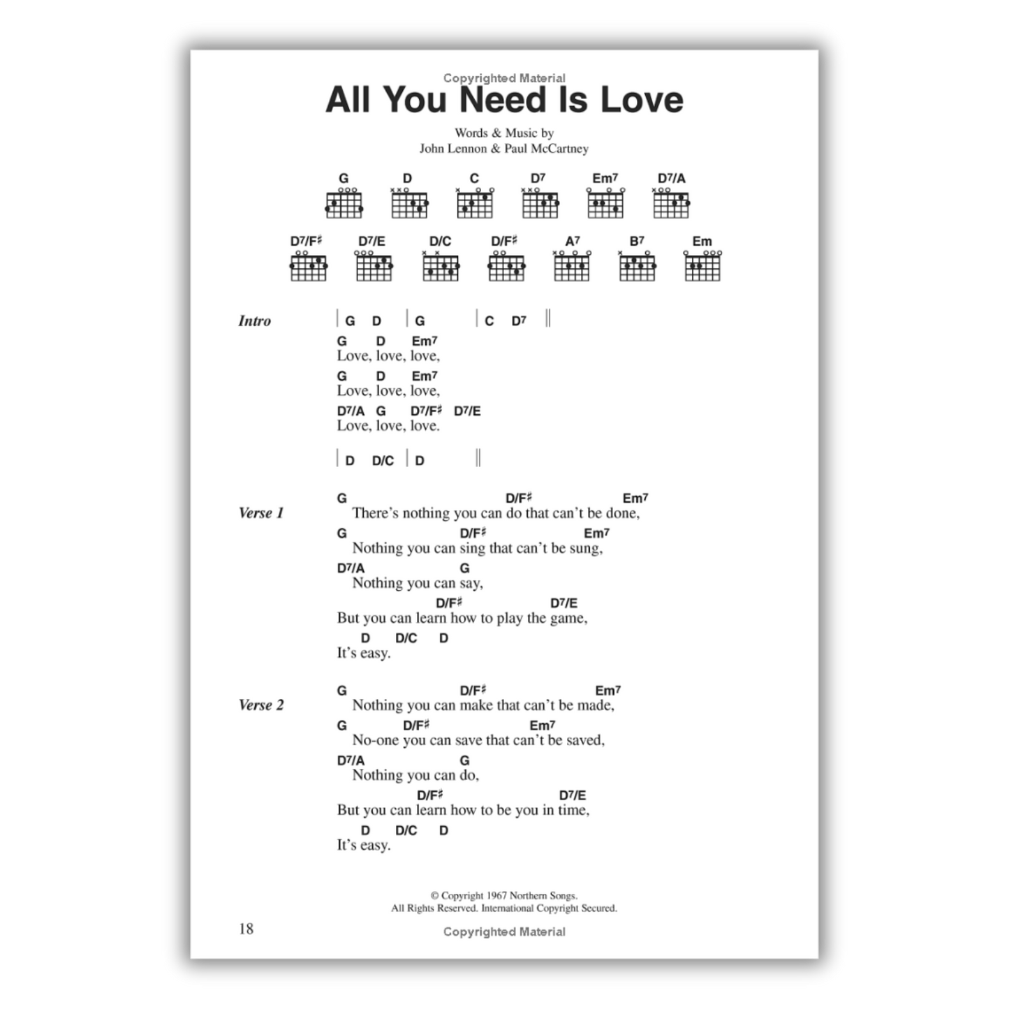Ultimate Beatles Chord Songbook for Guitarists (Spiral Bound) - Korvel