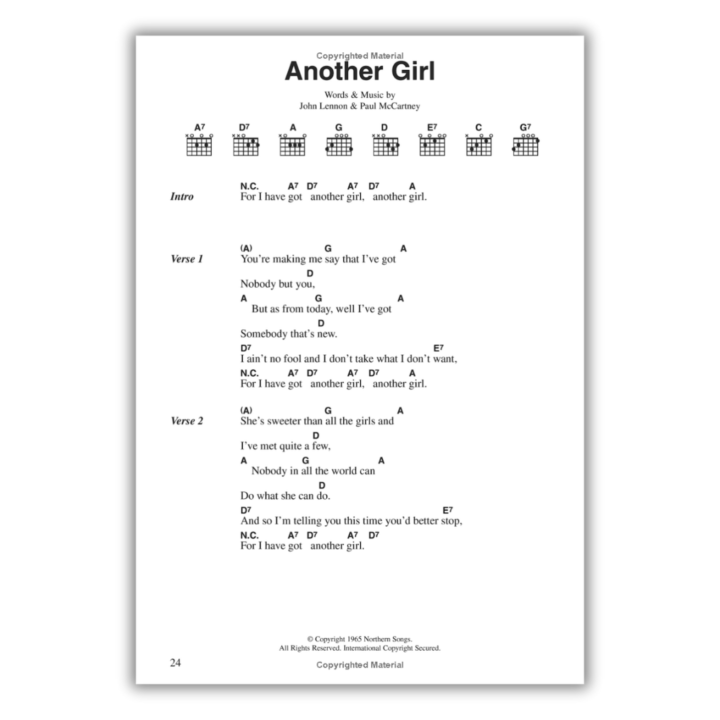 Ultimate Beatles Chord Songbook for Guitarists (Spiral Bound) - Korvel