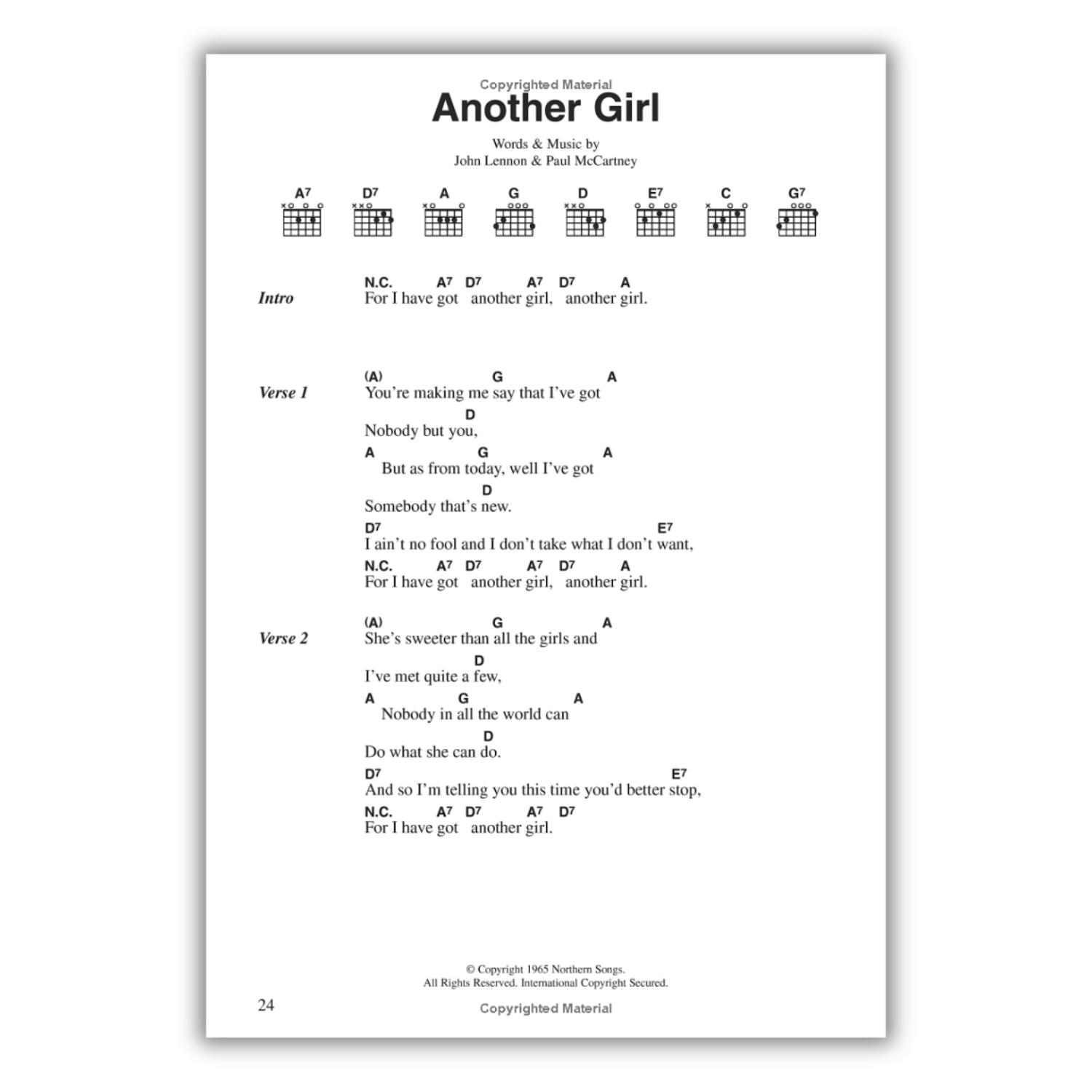 Ultimate Beatles Chord Songbook for Guitarists (Spiral Bound) - Korvel
