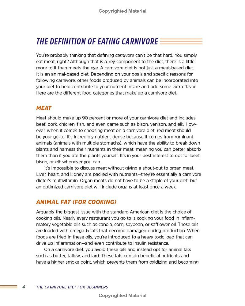 Essential Guide to the Carnivore Diet: A Beginner's Cookbook (Spiral Bound) - Korvel