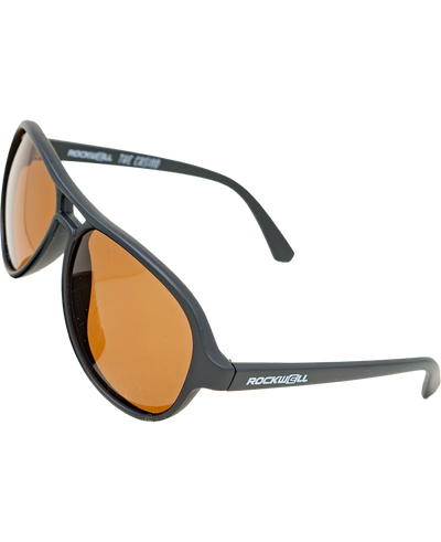 Casino Sunglasses - Black/Brown Polarized Lenses - Korvel
