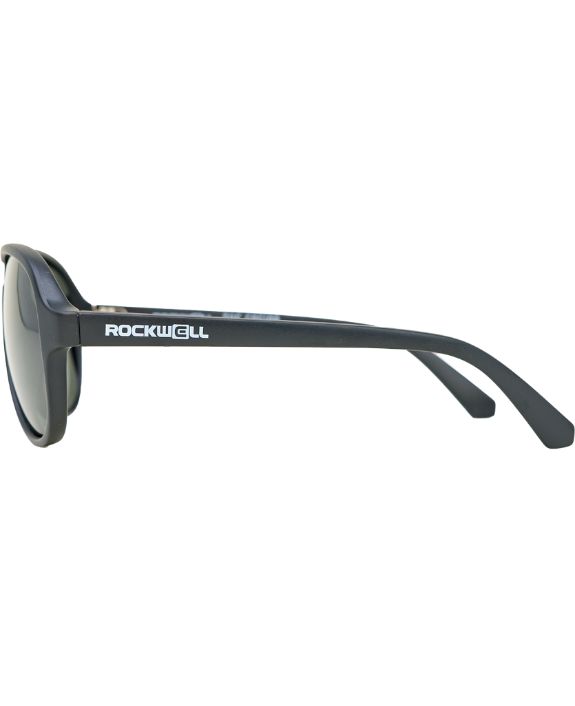 Casino Sunglasses with Black/Green Polarized Lenses - Korvel