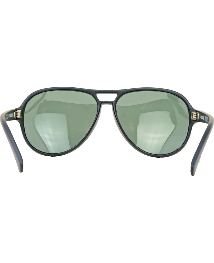 Casino Sunglasses with Black/Green Polarized Lenses - Korvel
