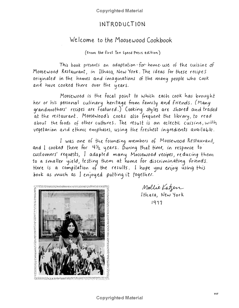 The Moosewood Cookbook: 40th Anniversary Spiral Edition - Korvel