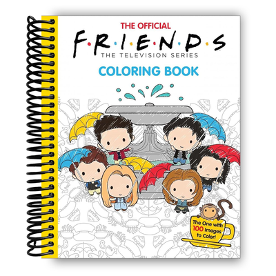 Friends Coloring Adventure: 100 Fun Images to Bring to Life! (Spiral Bound) - Korvel