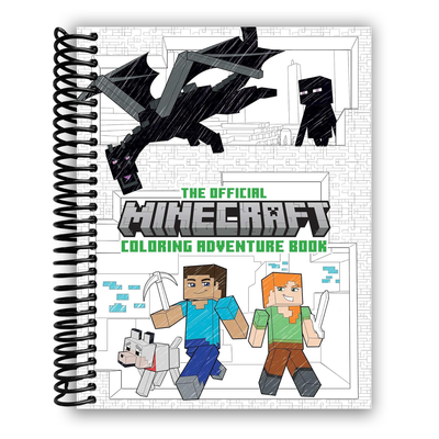 The Official Minecraft Coloring Adventures Book: Create, Explore, Color!: For Young Artists and Kids 5-10 (Gaming)(Spiral Bound) - Korvel