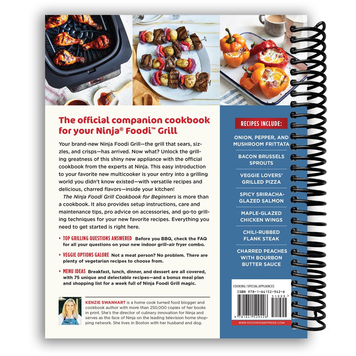 Master Indoor Grilling with The Ultimate Ninja Foodi Grill Cookbook: 75 Easy Recipes for Air Frying and Grilling Success - Korvel