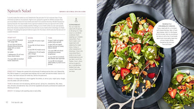 The Salad Lab: Whisk, Toss, Enjoy!: Recipes for Making Fabulous Salads Every Day (A Cookbook) (Spiral Bound) - Korvel