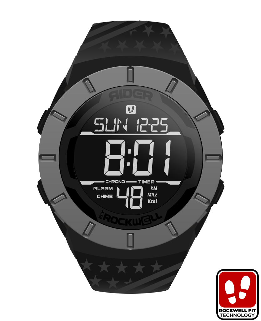 Coliseum Fit™ Halo Edition Watch - Black & Grey by Ryan Weaver - Korvel