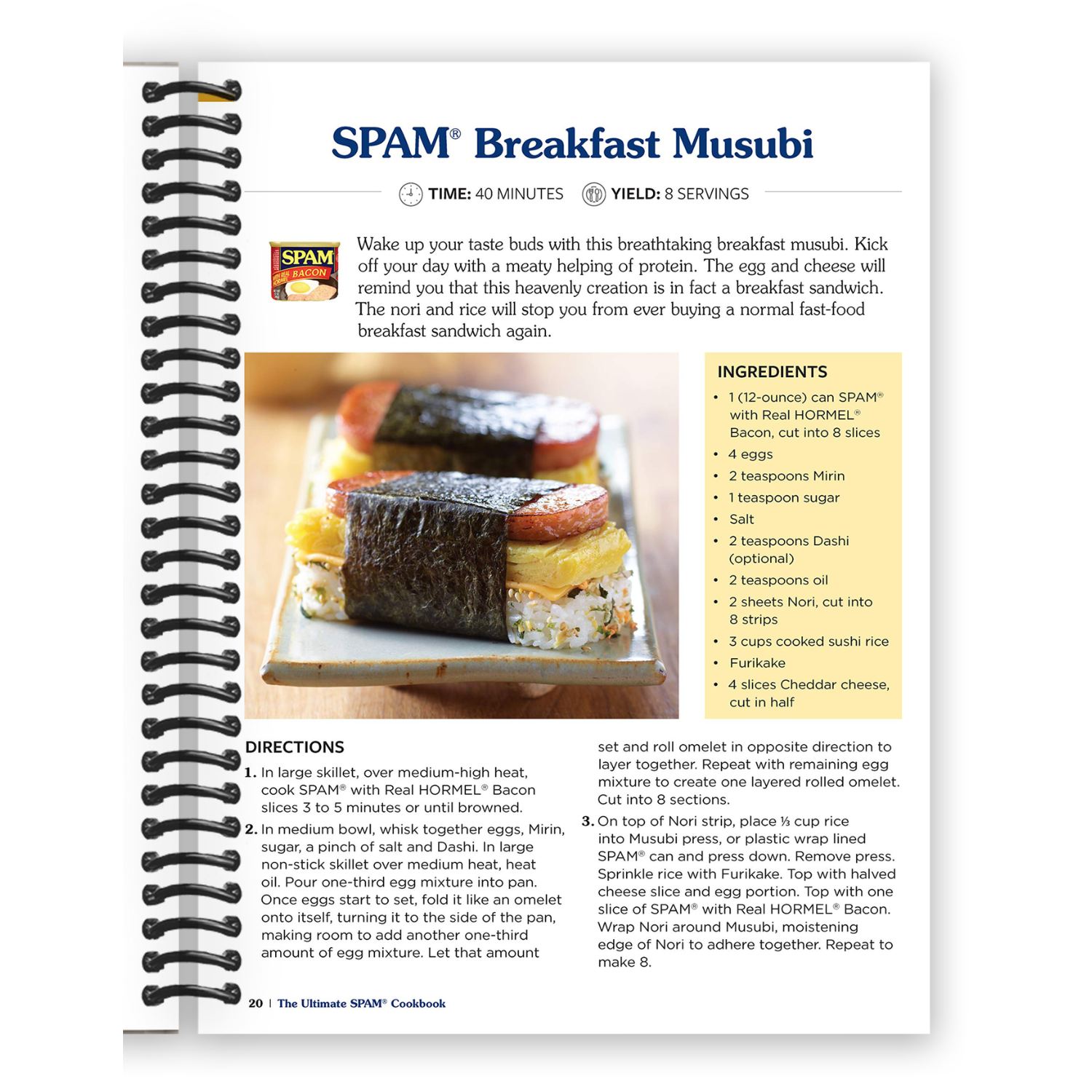 The Definitive SPAM Recipe Collection: 100+ Quick & Tasty Dishes from Classic to Gourmet (Spiral Bound) - Korvel