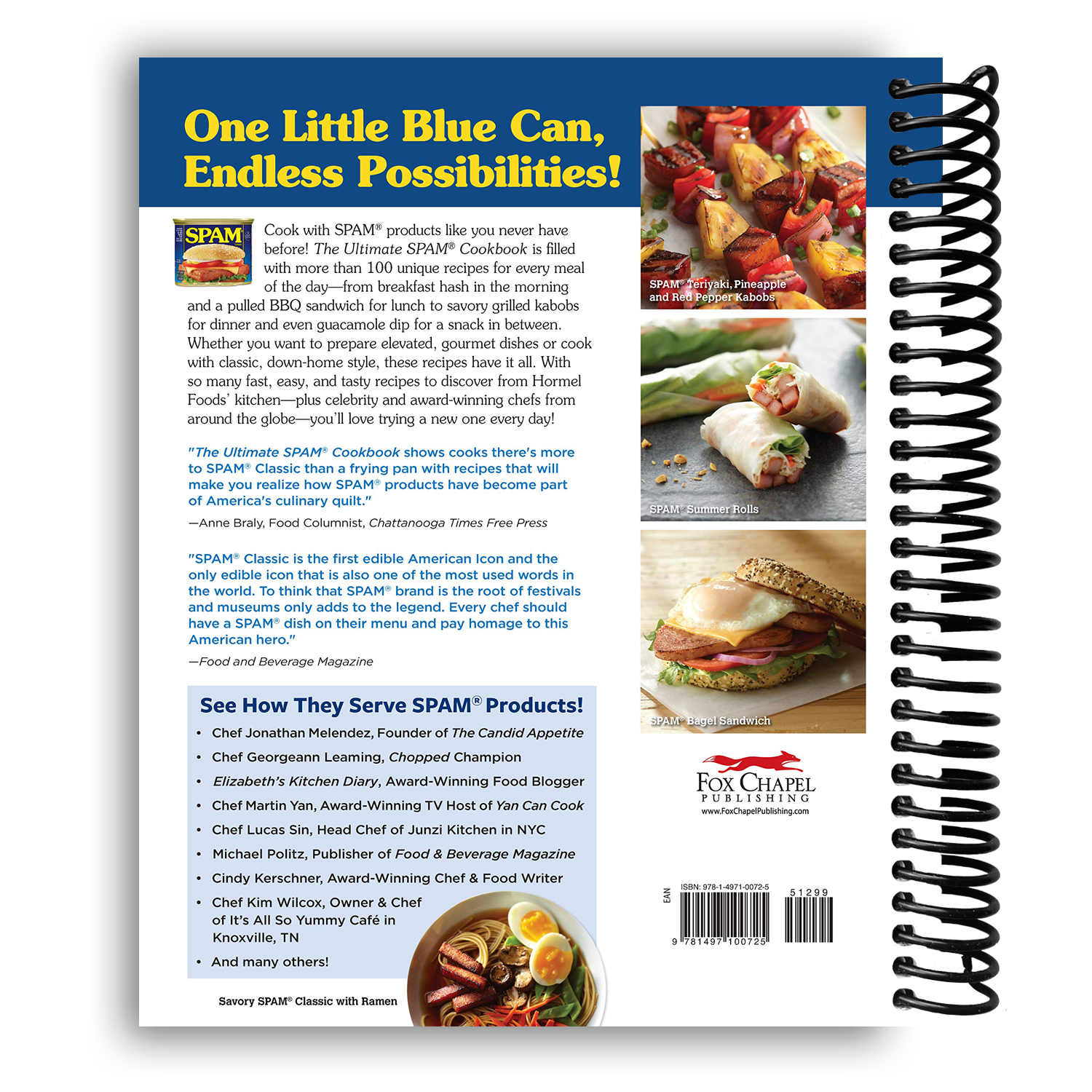 The Definitive SPAM Recipe Collection: 100+ Quick & Tasty Dishes from Classic to Gourmet (Spiral Bound) - Korvel