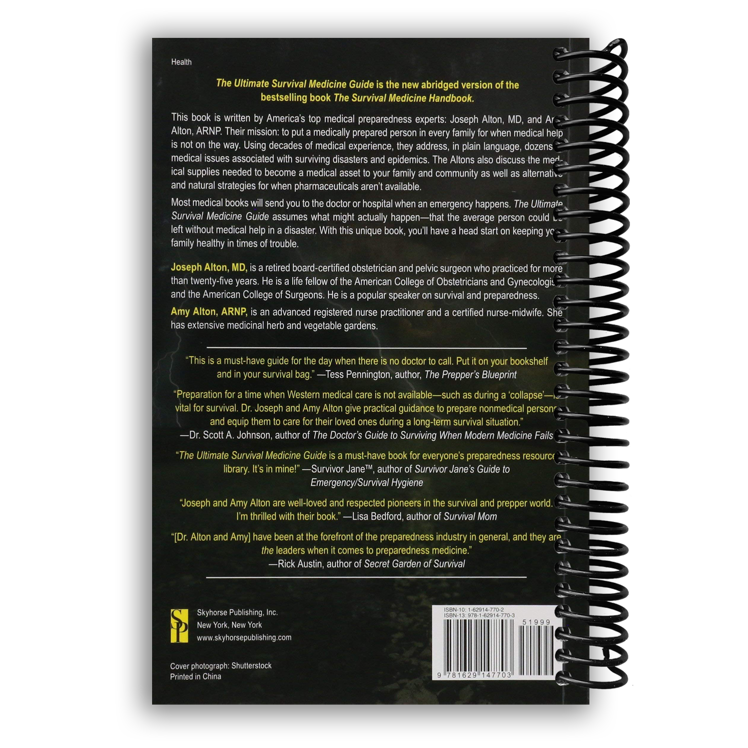 Essential Survival Medicine Handbook: Prepare for Any Crisis (Spiral Bound) - Korvel