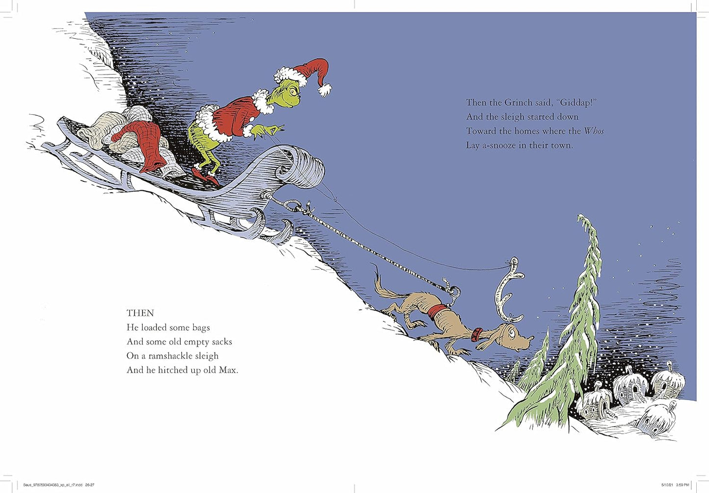 The Grinch's Christmas Adventure: Vibrant Full Color Edition (Spiral Bound) - Korvel