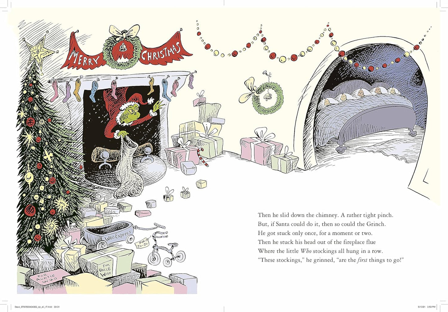 The Grinch's Christmas Adventure: Vibrant Full Color Edition (Spiral Bound) - Korvel