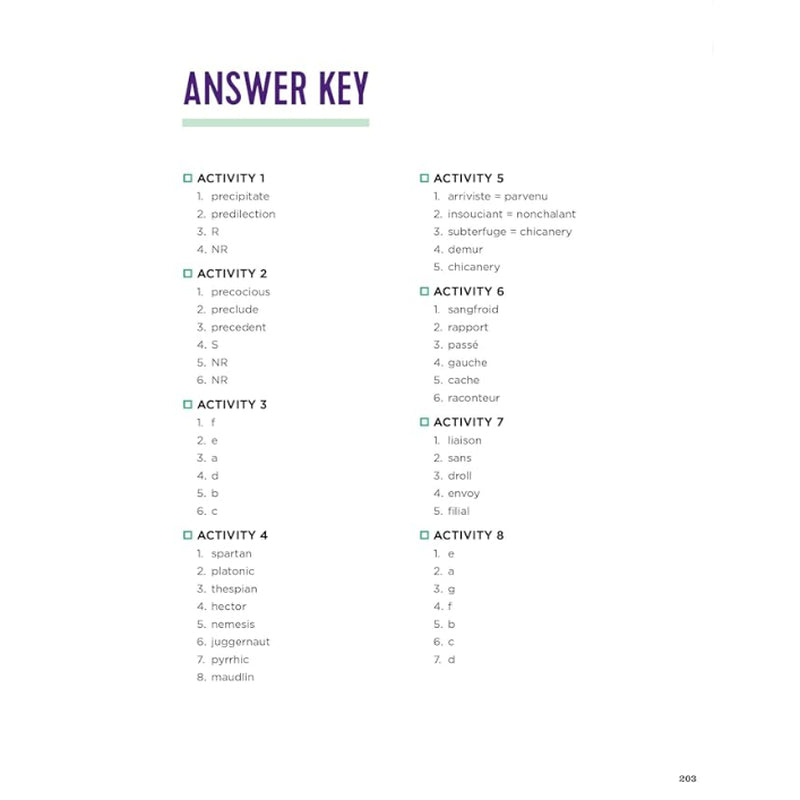 The Vocabulary Builder Workbook (Spiral Bound) - Korvel