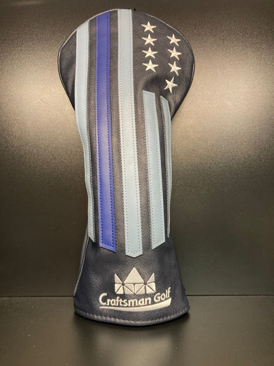 Patriotic Thin Blue Line Golf Club Headcover