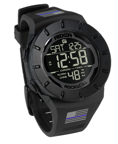 Coliseum Fit™ Forum - Police Freedom Edition (Phantom Black) Tactical Watch - Korvel