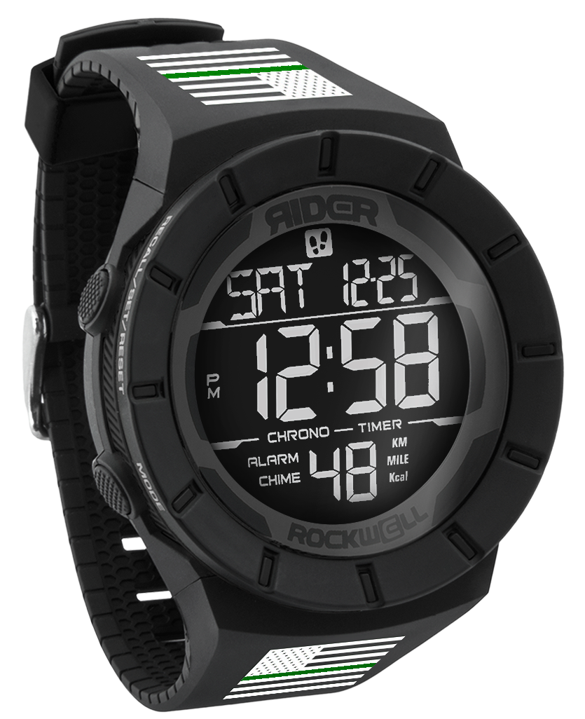 Coliseum Fit™ Thin Green Line - Freedom Edition Watch (Phantom Black) - Korvel