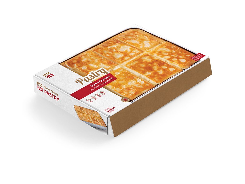 Moda Börek – Three Cheese Pastry, 8 pcs, 2.75 lbs (1.25 kg)