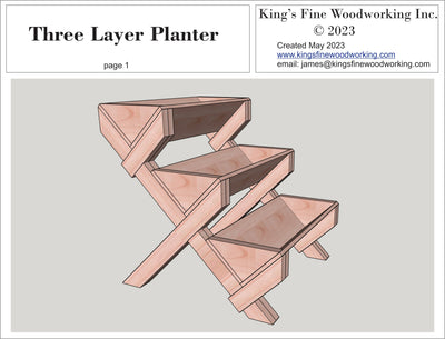 Elegant Three Level Planter
