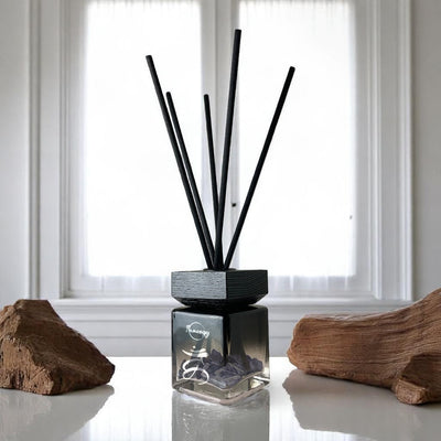 Amber Tides Throat Chakra Crystal Reed Diffuser - 100ml - Korvel