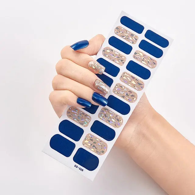 Premium DIY Gel Nail Stickers for Effortless Glam