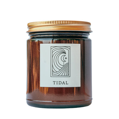 Tidal Fine Fragrance Candle – Wild Rose, Honey, Mandarin & Elemi - Korvel
