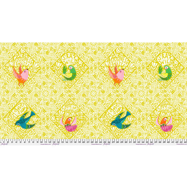 What the Birds Said Cotton Fabric 44"/45" Per Yard
