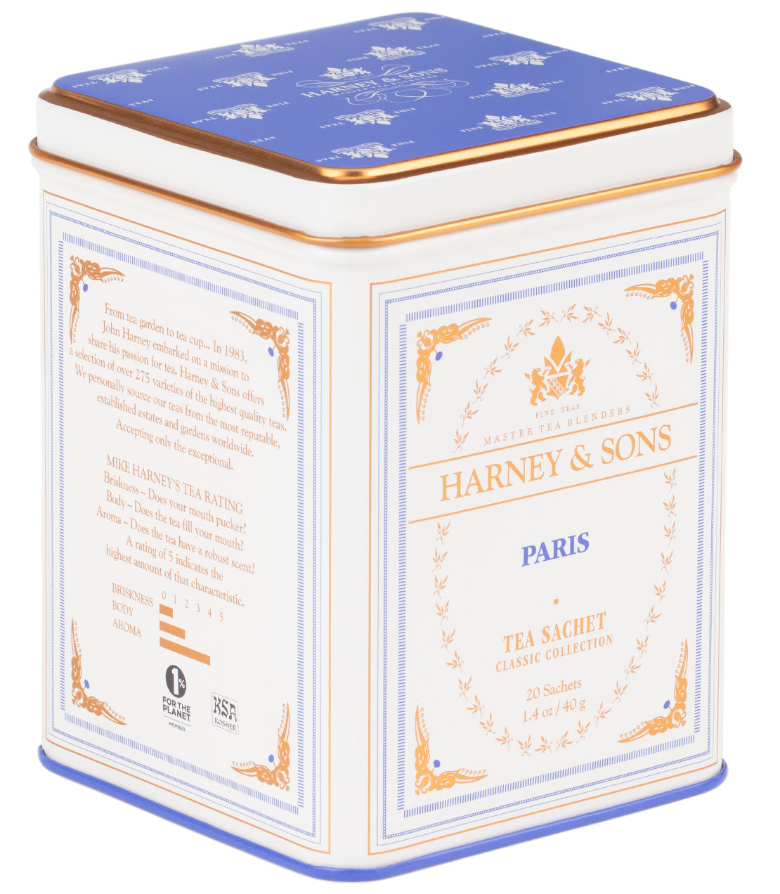 Té Clásico de París - Lata de 20 Bolsitas