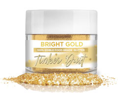 Tinker Dust Edible Glitter - Bright Gold, 5g