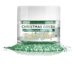 Tinker Dust Edible Glitter - Christmas Green, 5g