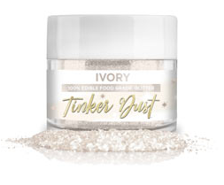 Tinker Dust Edible Glitter - Ivory, 5g