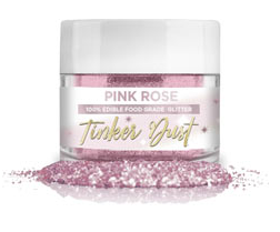 Tinker Dust Edible Glitter - Pink Rose, 5g