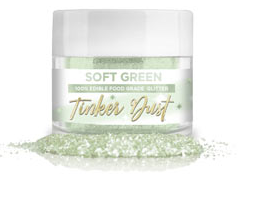 Tinker Dust Edible Glitter - Soft Green, 5g