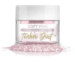 Tinker Dust Edible Glitter - Soft Pink, 5g