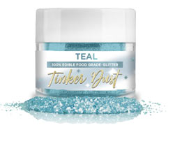 Tinker Dust Brillo Comestible - Teal, 5 gramos