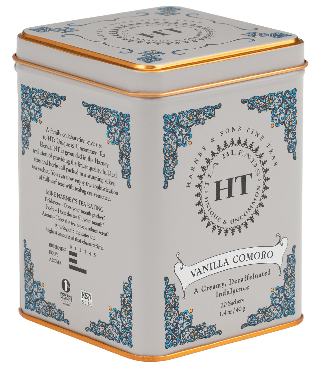 Thé décaféiné à la vanille Comoro