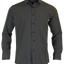 Titan - Sleek Solid Gray Long Sleeve Shirt - Korvel
