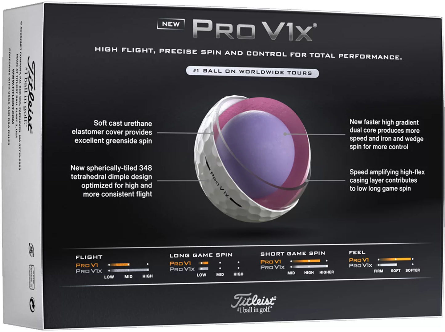 Titleist Pro V1x 2026 Golf Balls - Premium Performance