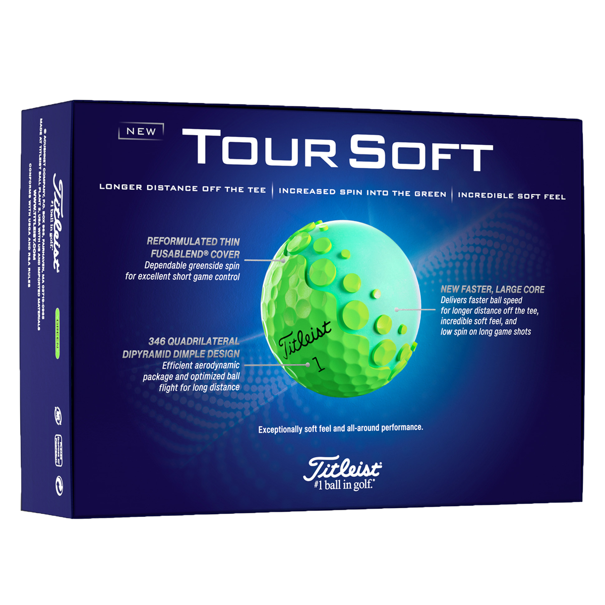 Titleist Tour Soft 2024 Golf Balls - Premium Comfort & Performance